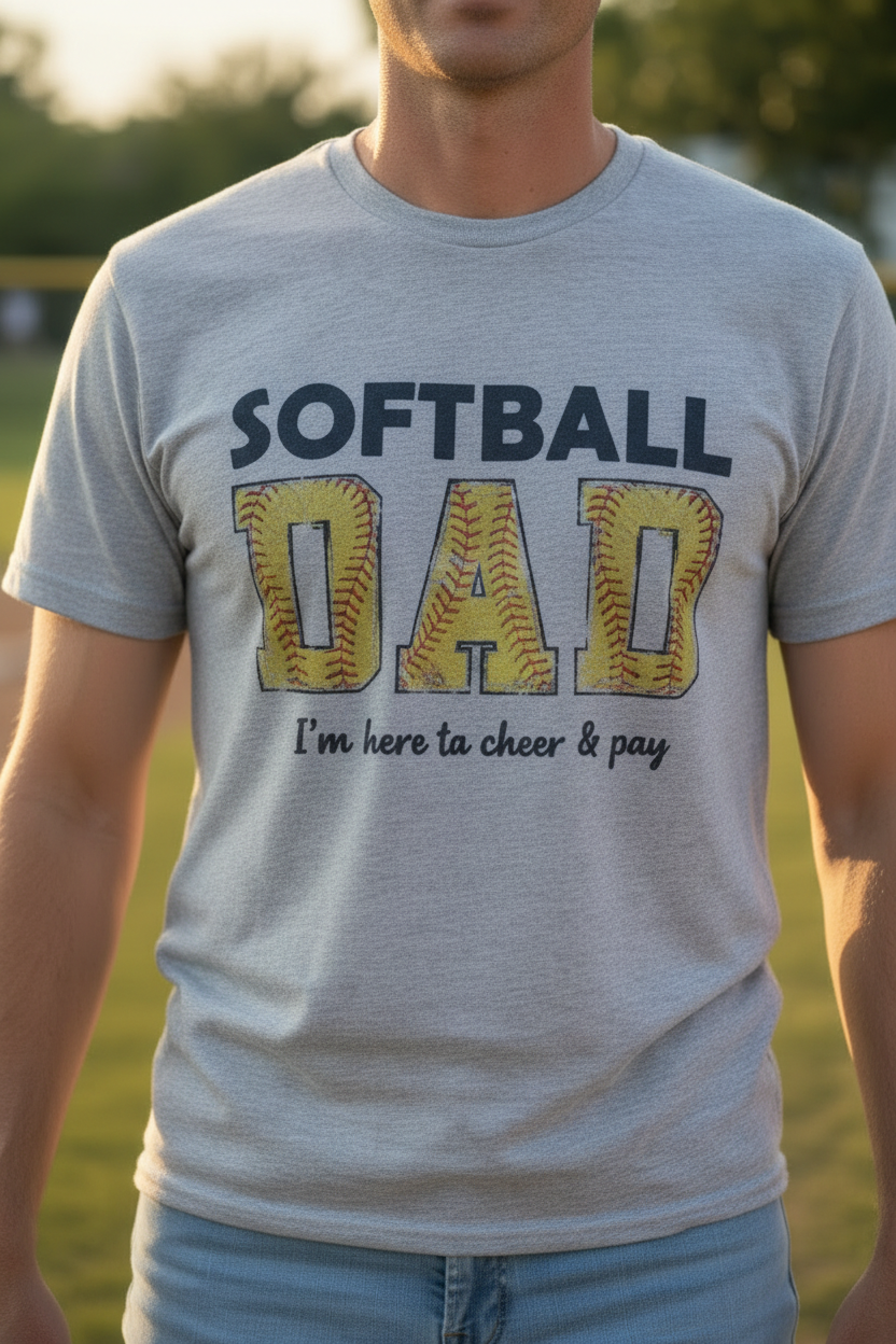 Sassy Tee Unisex sizing - dad softball
