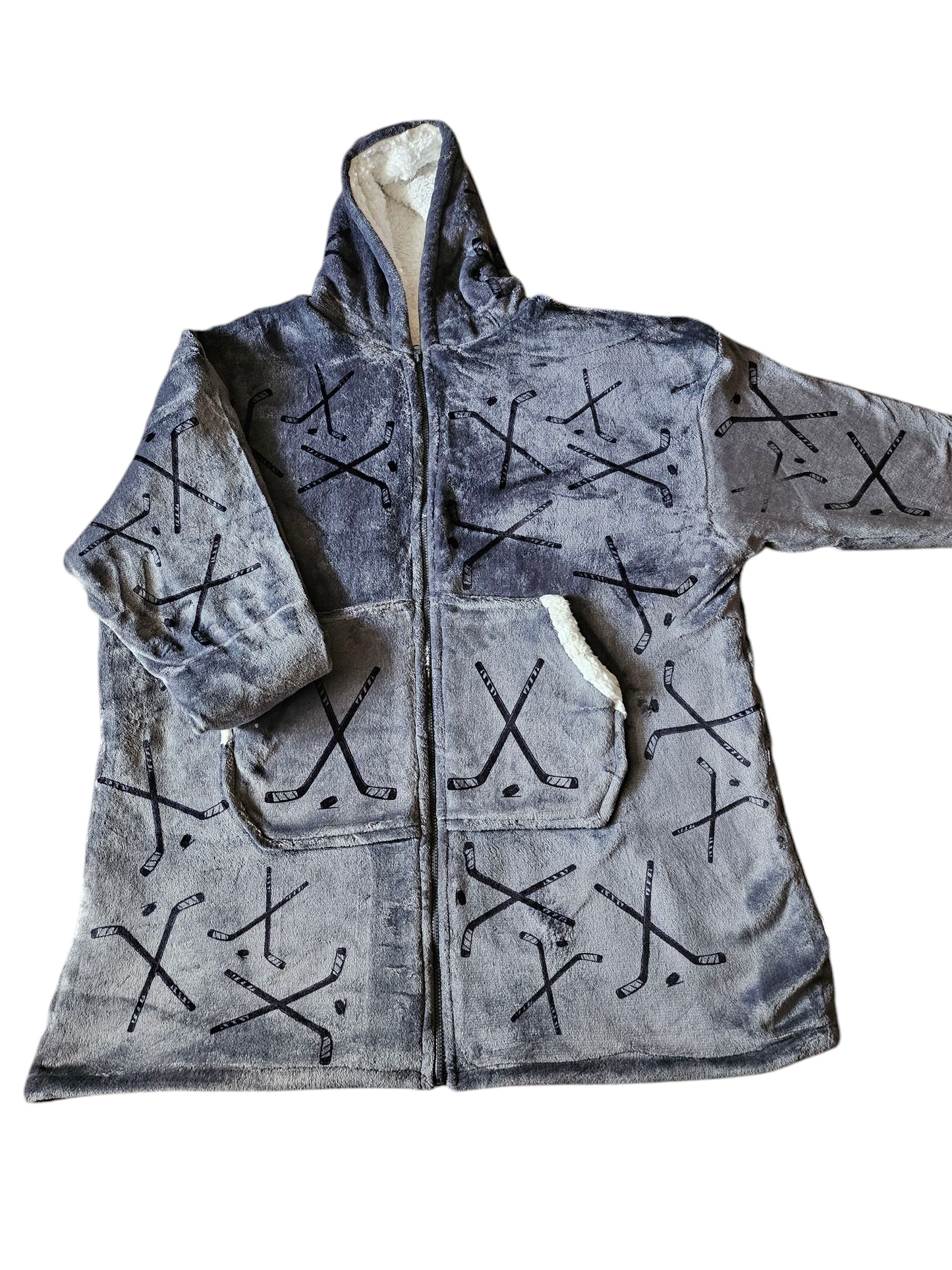 Personalized wearable blanket Pullover hoodies - Add your sports/names/logos