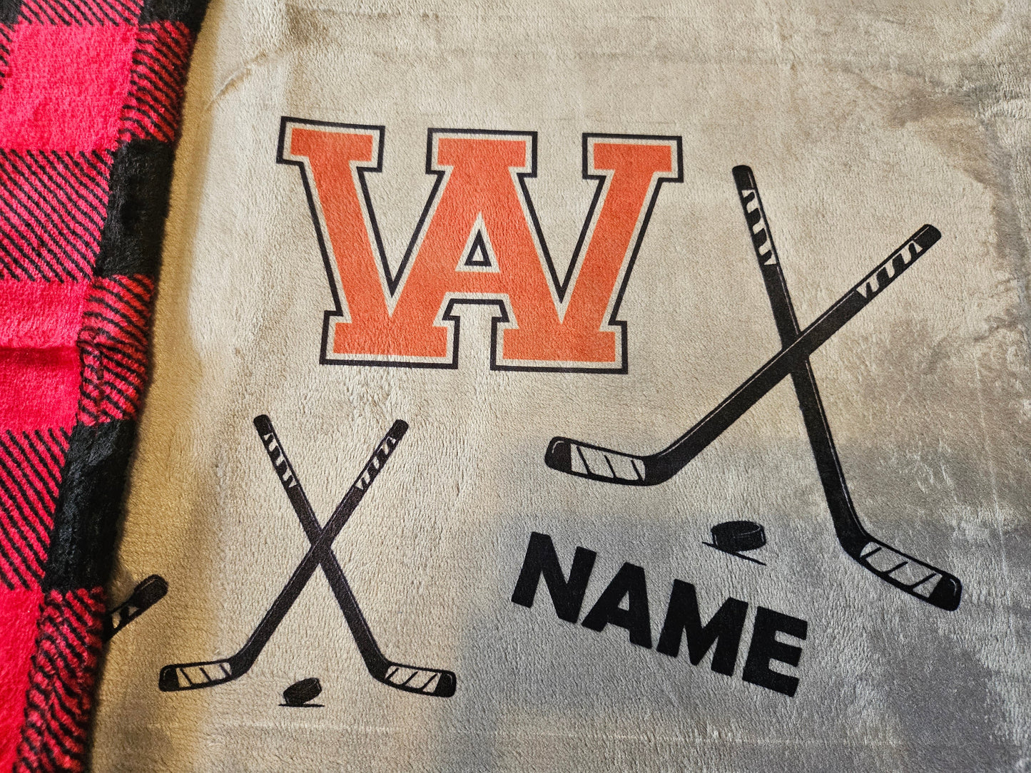 Amery FUNDRAISER - Personalized Hockey Blanket