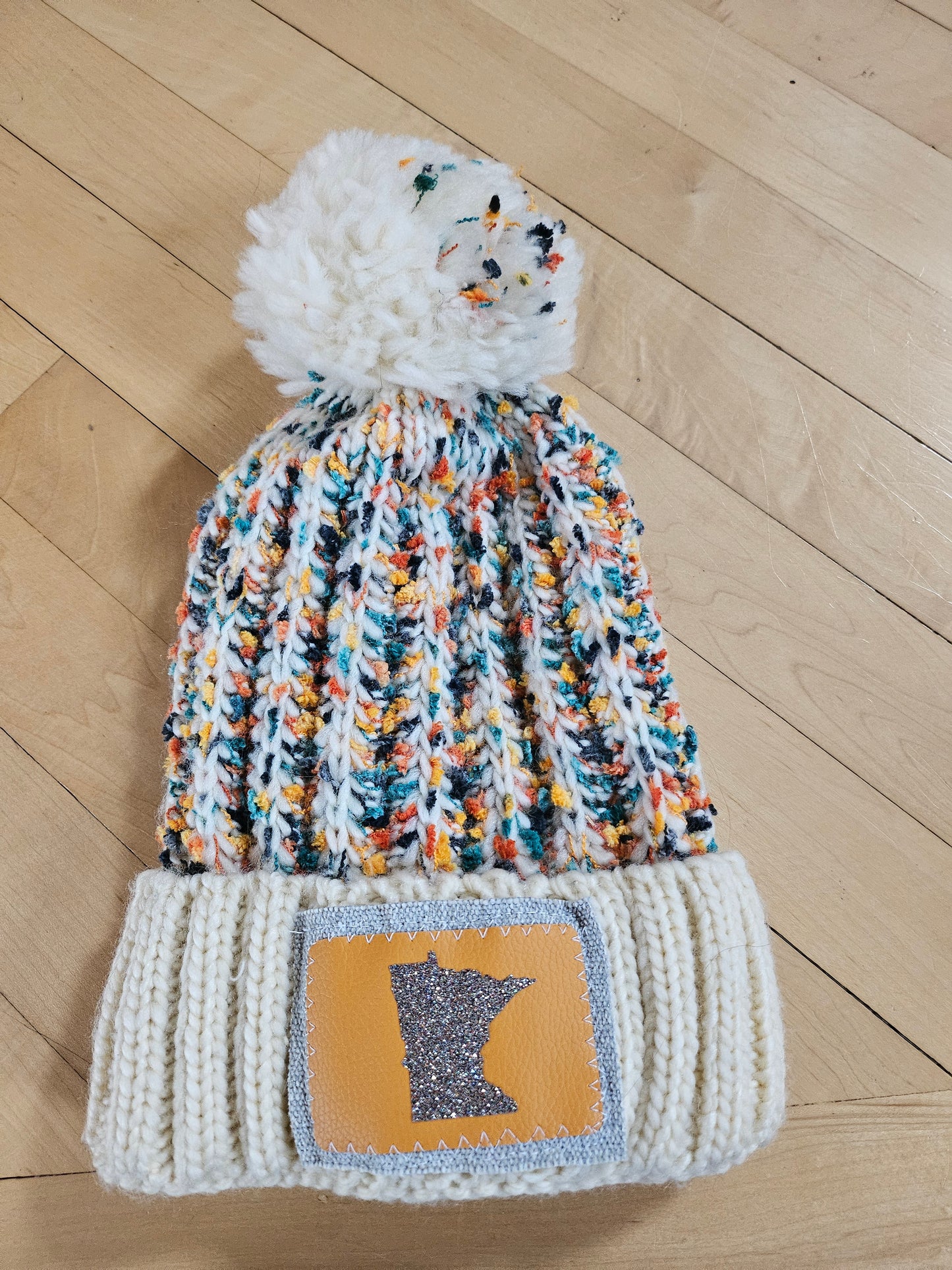 MINNESOTA hats with pom pom