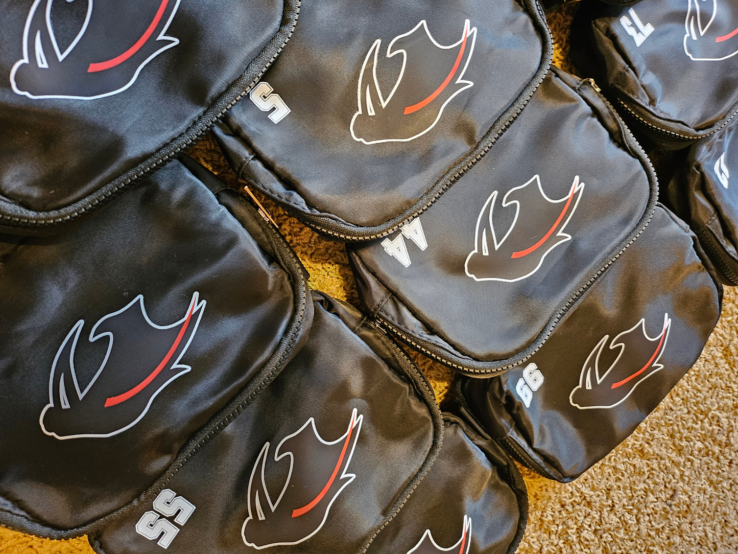 Customizable Cross body - fanny pack - Anywhere bag - NAMES, LOGOS - MORE!