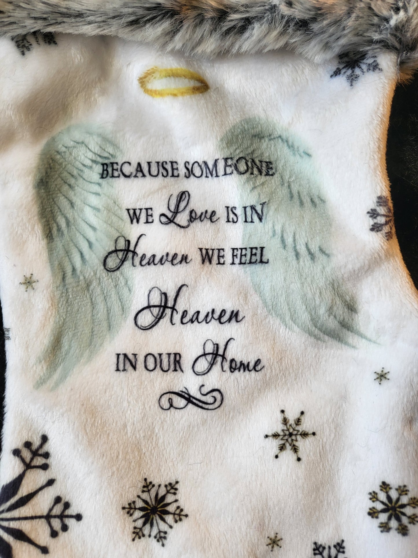 Personalized grief stocking