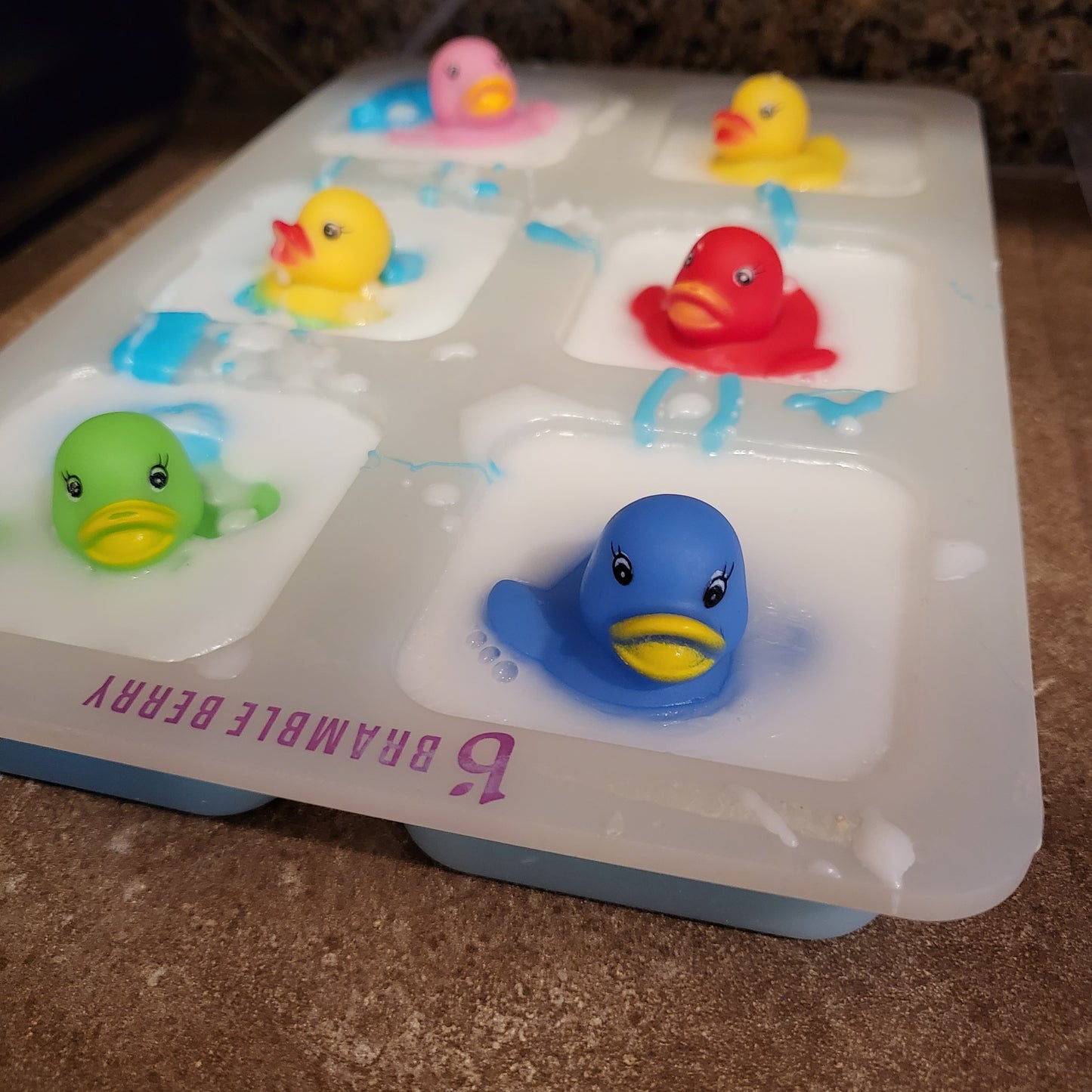 Homemade kids ducky soap -unscented with goat milk base
