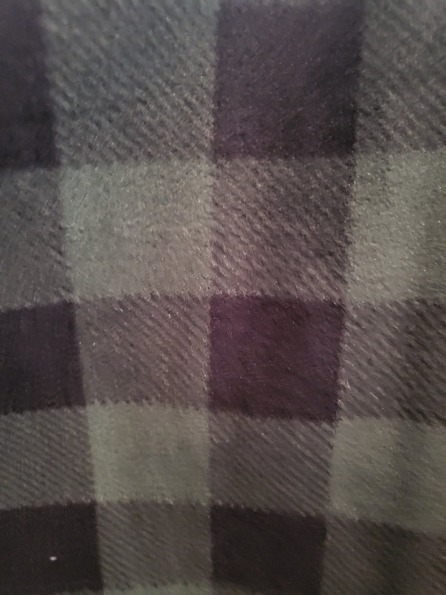 CUSTOMIZED luxe plush blanket -Plaid Lacrosse