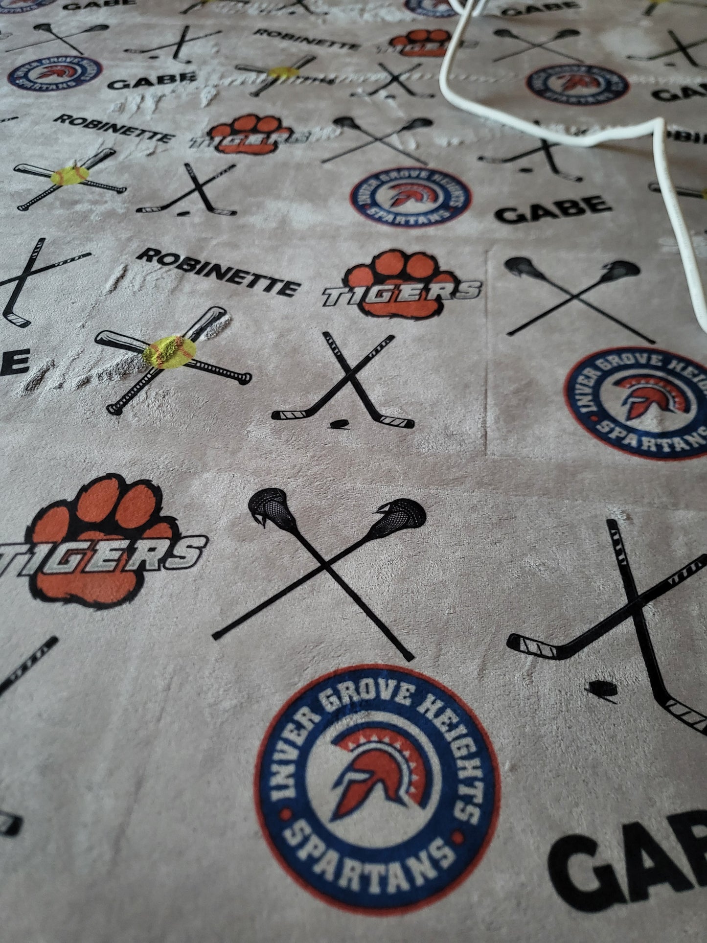 CUSTOMIZED luxe plush blanket - MULTI SPORTS