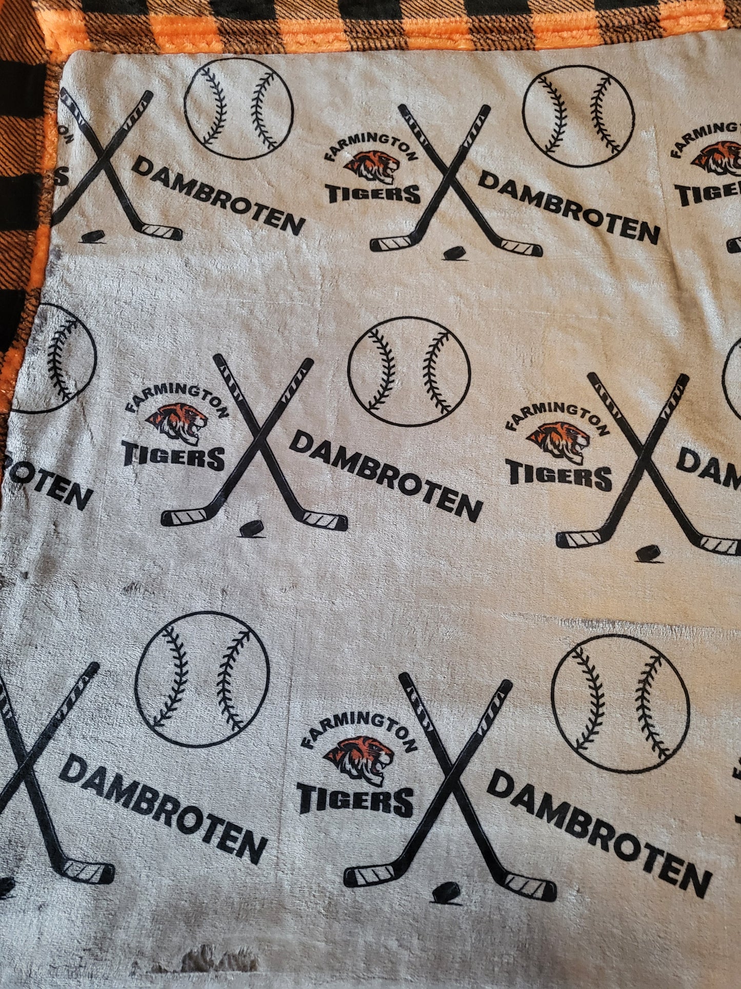 CUSTOMIZED luxe plush blanket - MULTI SPORTS