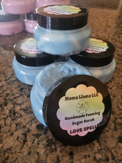 Homemade Foaming Sugar Scrubs