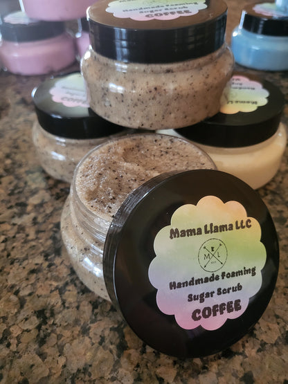 Homemade Foaming Sugar Scrubs