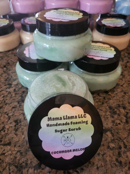 Homemade Foaming Sugar Scrubs