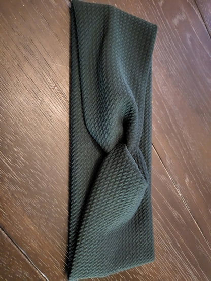 Soft twist headbands - SOLIDS - wear multiple ways