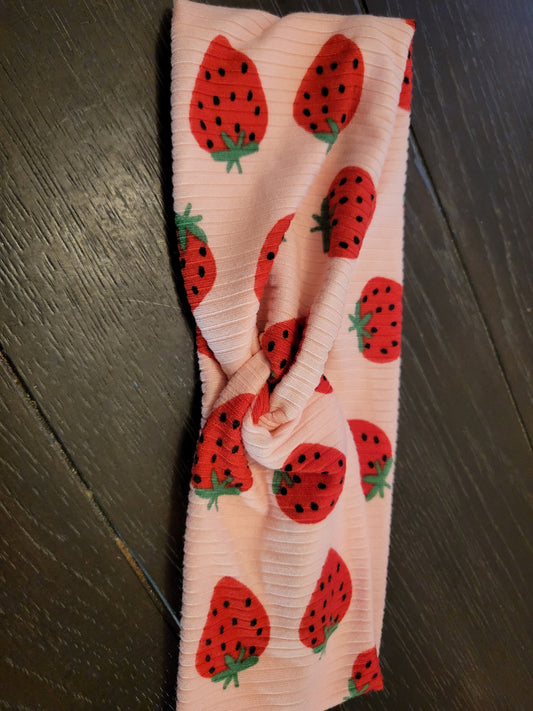 Soft twist headbands - Animals & Fruit - wear multiple ways