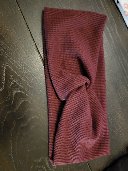Soft twist headbands - SOLIDS - wear multiple ways