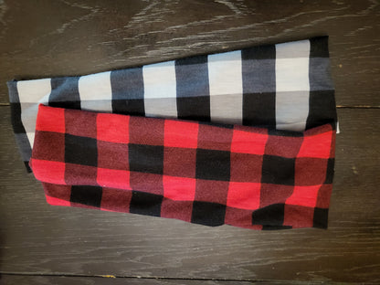 Soft twist headbands - Plaids - wear multiple ways