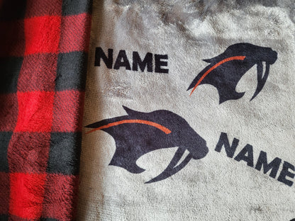 SHAKOPEE SABER  FUNDRAISER - Personalized Hockey Blanket