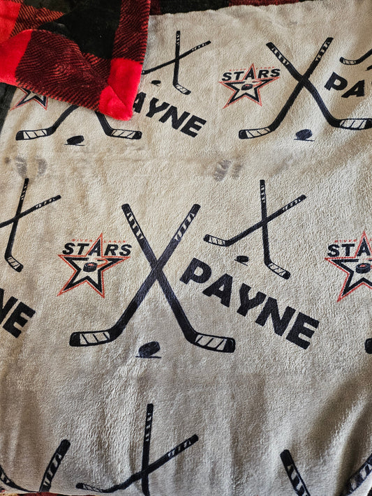 RIVER LAKES FUNDRAISER HOCKEY BLANKETS - EXCLUSIVE PRINT - PERSONALIZED