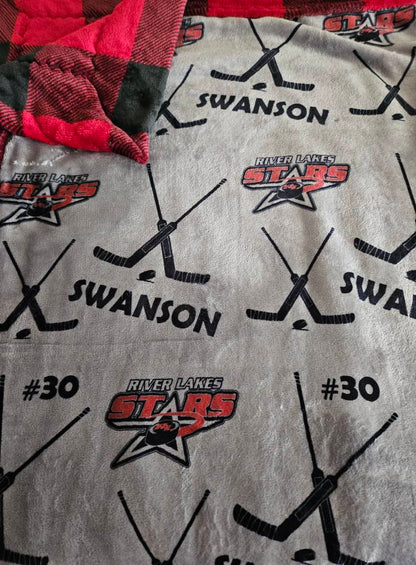 RIVER LAKES FUNDRAISER - Personalized Hockey Blanket