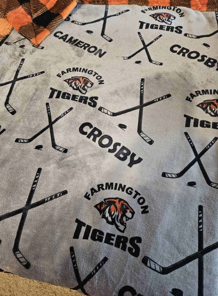 FARMINGTON FUNDRAISER - Personalized Hockey Blanket