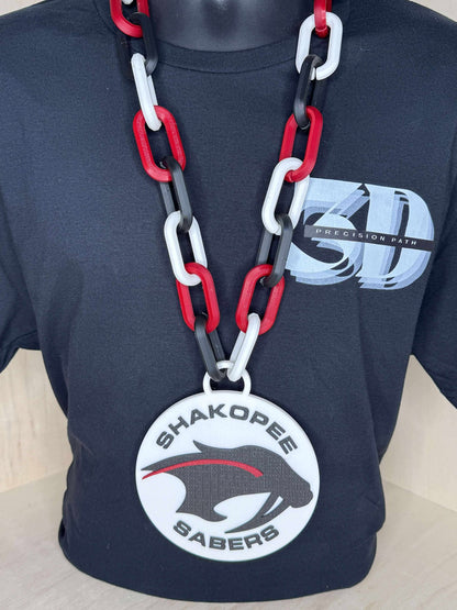 Saber 3d printed chains - Shakopee Sabers