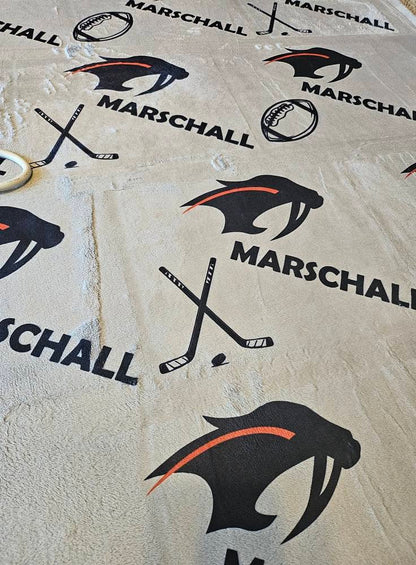 SHAKOPEE SABERS FOOTBALL FUNDRAISER BLANKETS - EXCLUSIVE PRINT - PERSONALIZED