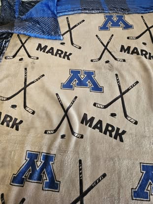 AURORA CUP PRE- ORDER HOCKEY BLANKETS - Personalized (ORDERS CLOSE NOV 13th)