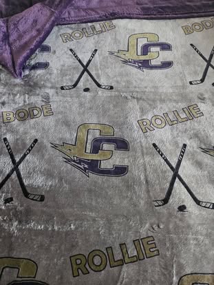 AURORA CUP PRE- ORDER HOCKEY BLANKETS - Personalized (ORDERS CLOSE NOV 13th)