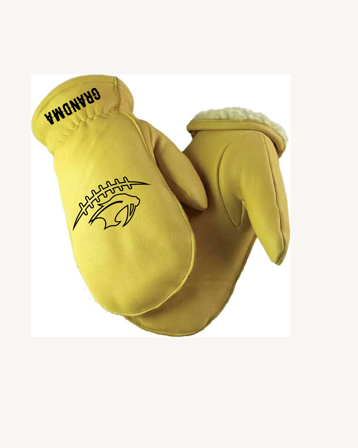 Shakopee Football FUNDRAISER  - Lined (with fingers) chopper mittens