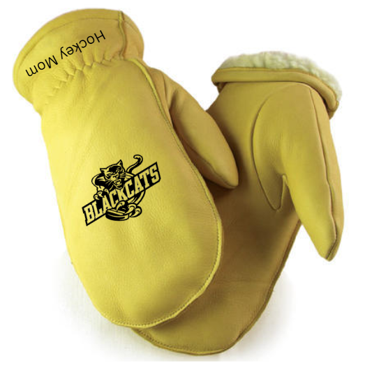 BALDWIN- Lined Deerskin personalized chopper mittens