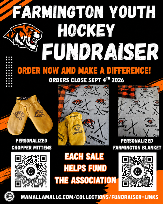 FARMINGTON FUNDRAISER HOCKEY BLANKETS - EXCLUSIVE PRINT - PERSONALIZED