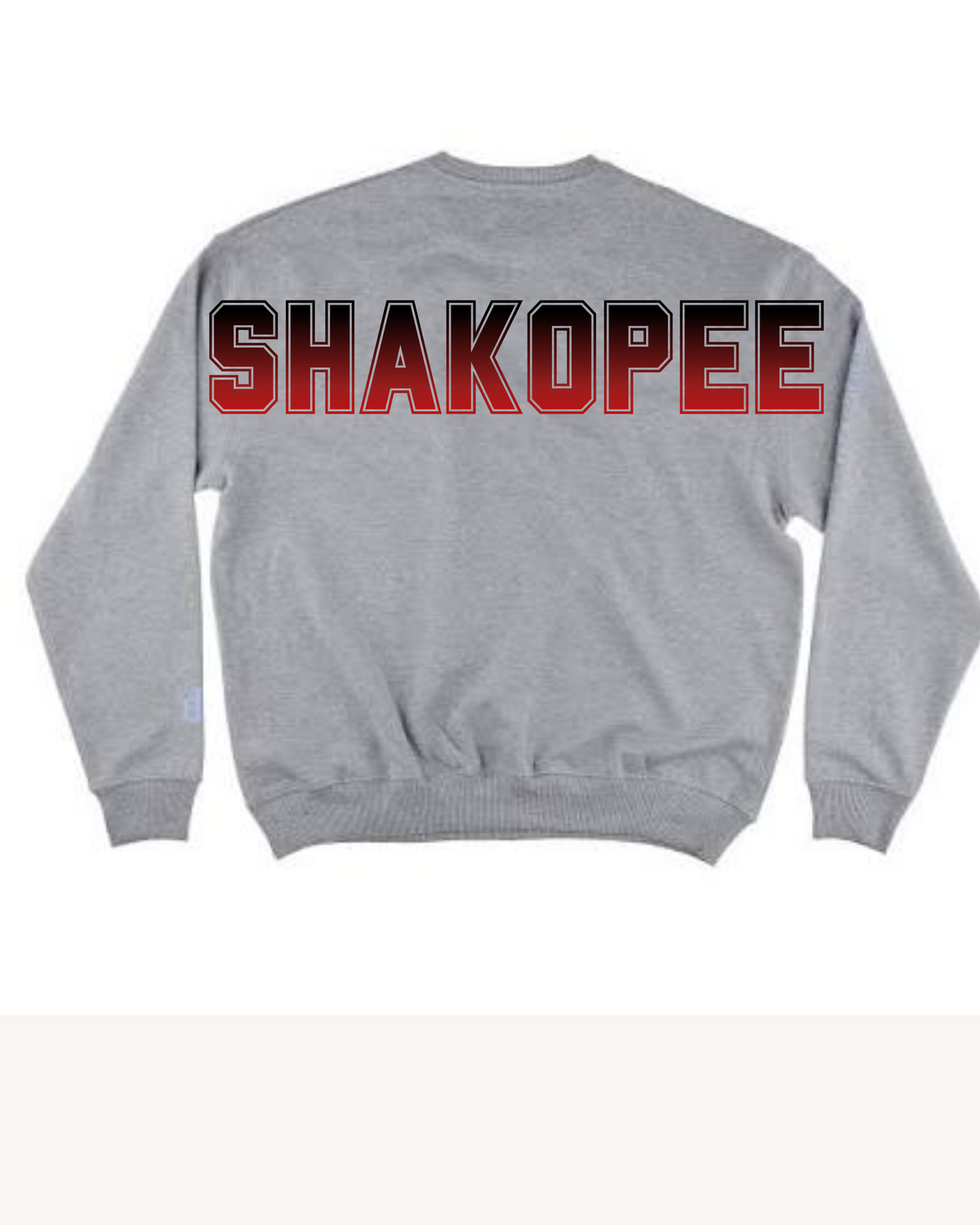LARGE letter Adult Crewneck - Shakopee