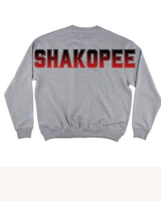 LARGE letter Adult Crewneck - Shakopee