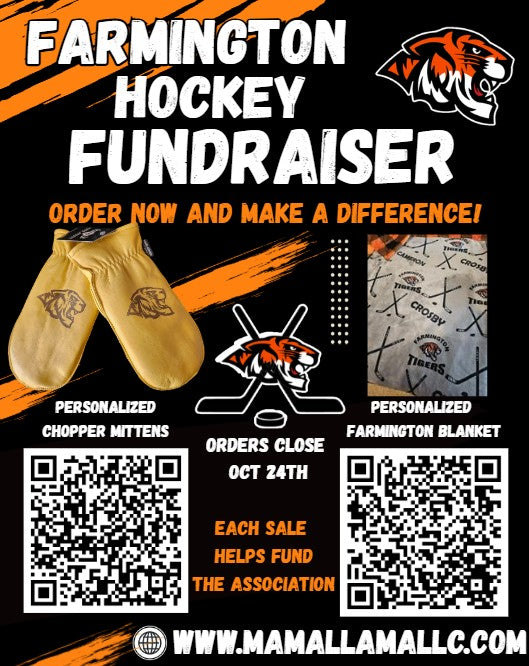 FARMINGTON FUNDRAISER - Personalized Hockey Blanket