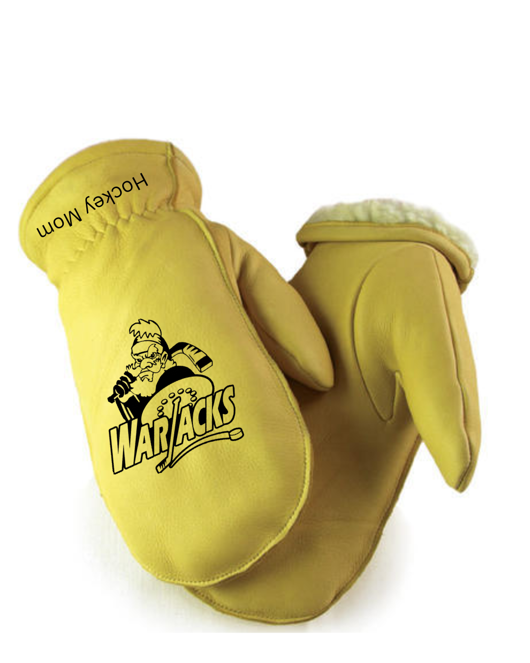 WAUSAU FUNDRAISER - Lined Deerskin personalized chopper mittens