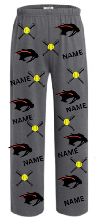 SHAKOPEE SABERS SOFTBALL FUNDRAISER - Custom Sports Youth Pajama pants(CLOSES MARCH 29th)