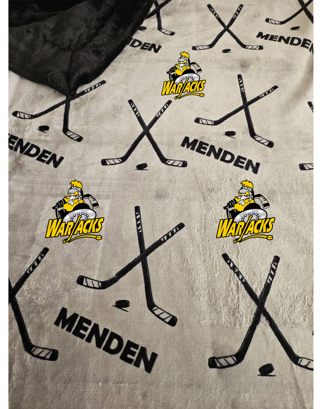 WAUSAU FUNDRAISER - Personalized Hockey Blanket