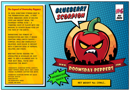 Small Batch Fermented Hot Sauce by DOOMSDAY PEPPERS LLC