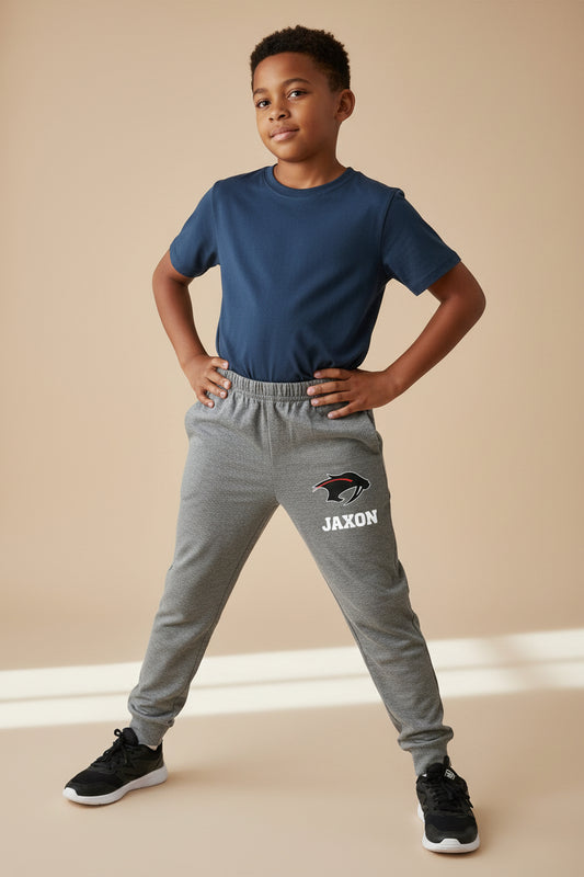 Custom Sports Pajama pants - YOUTH add your Sport(s) logo & Name