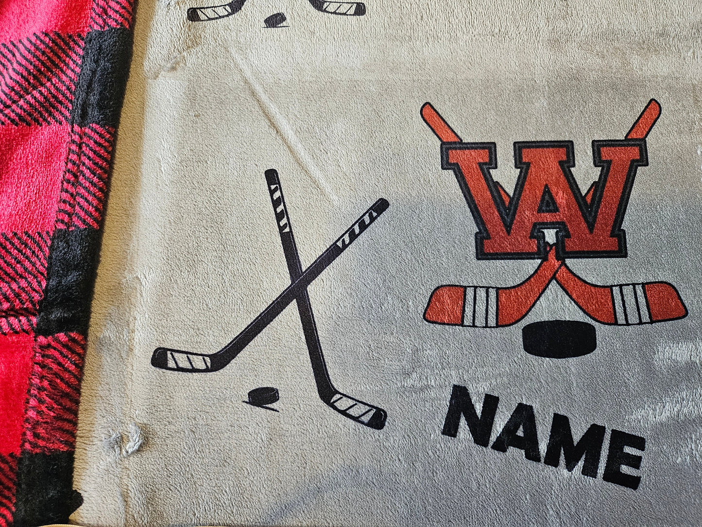 Amery FUNDRAISER - Personalized Hockey Blanket