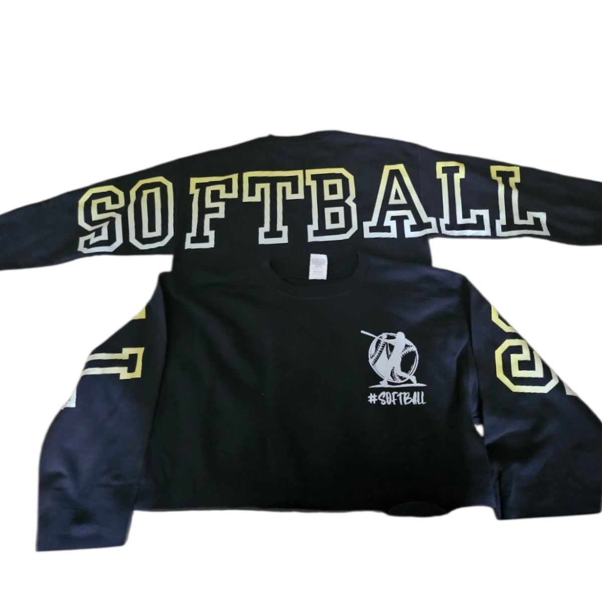 LARGE letter Adult Hoodie / Crewneck - pick your sports