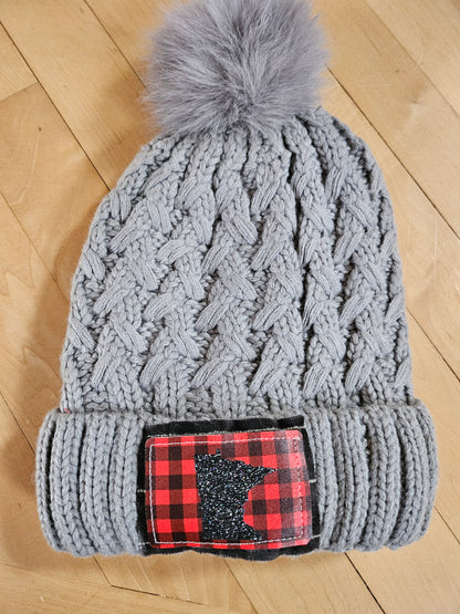 MINNESOTA hats with pom pom