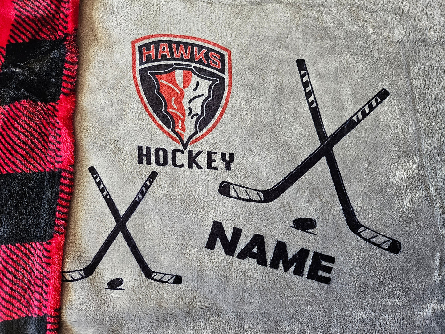 BALDWIN FUNDRAISER - Personalized Hockey Blanket