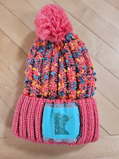MINNESOTA hats with pom pom
