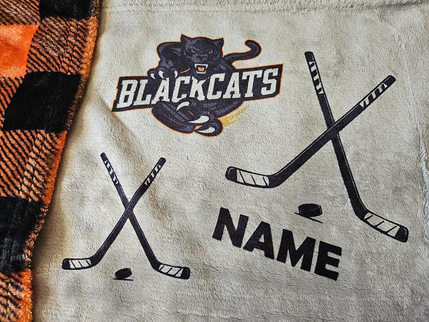 BALDWIN FUNDRAISER - Personalized Hockey Blanket