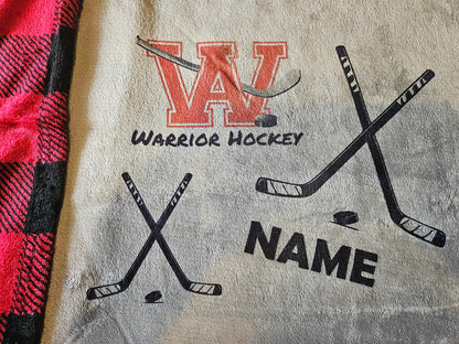 Amery FUNDRAISER - Personalized Hockey Blanket