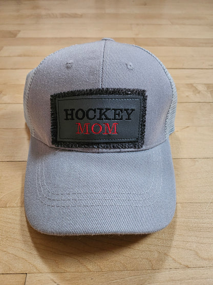 Trucker style hockey hats