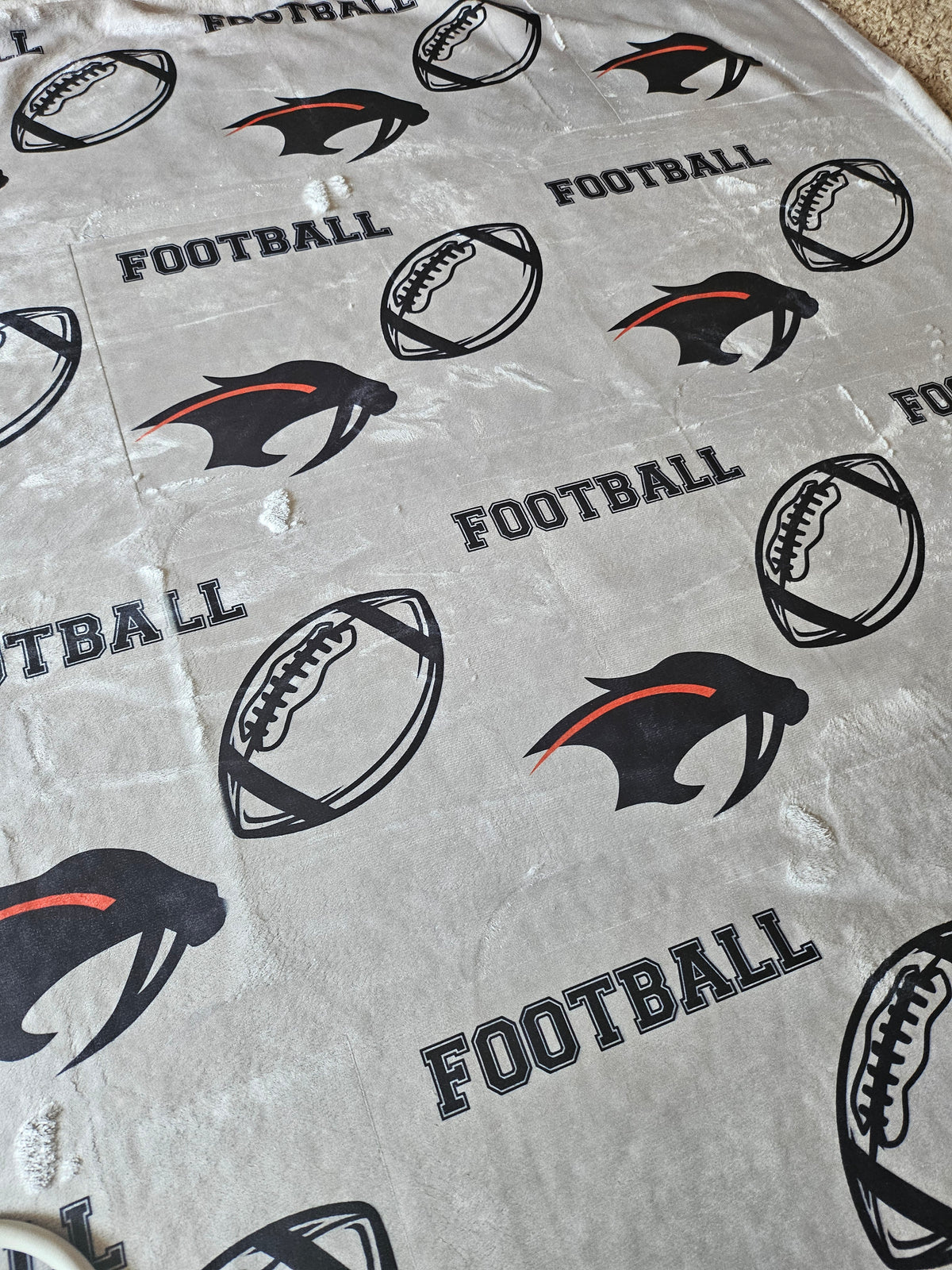 SHAKOPEE SABERS FOOTBALL FUNDRAISER BLANKETS - EXCLUSIVE PRINT - PERSONALIZED
