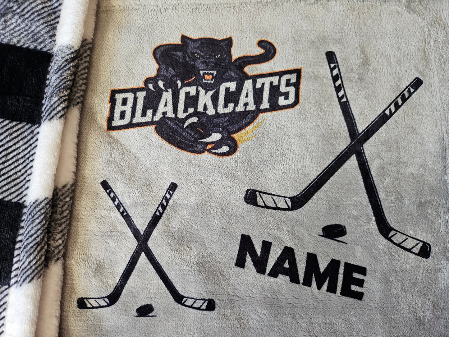 BALDWIN FUNDRAISER - Personalized Hockey Blanket