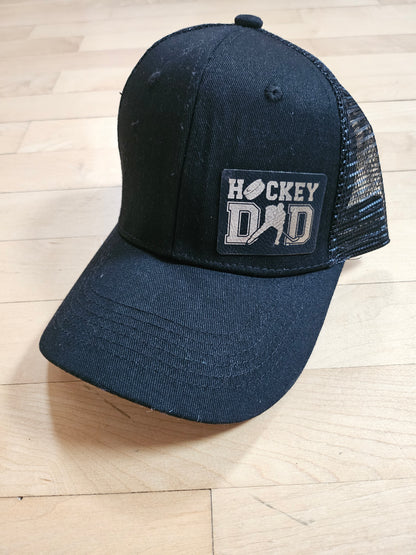 Trucker style hockey hats