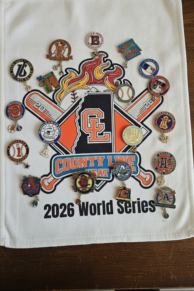 Rally or pin trading towels - add your customization