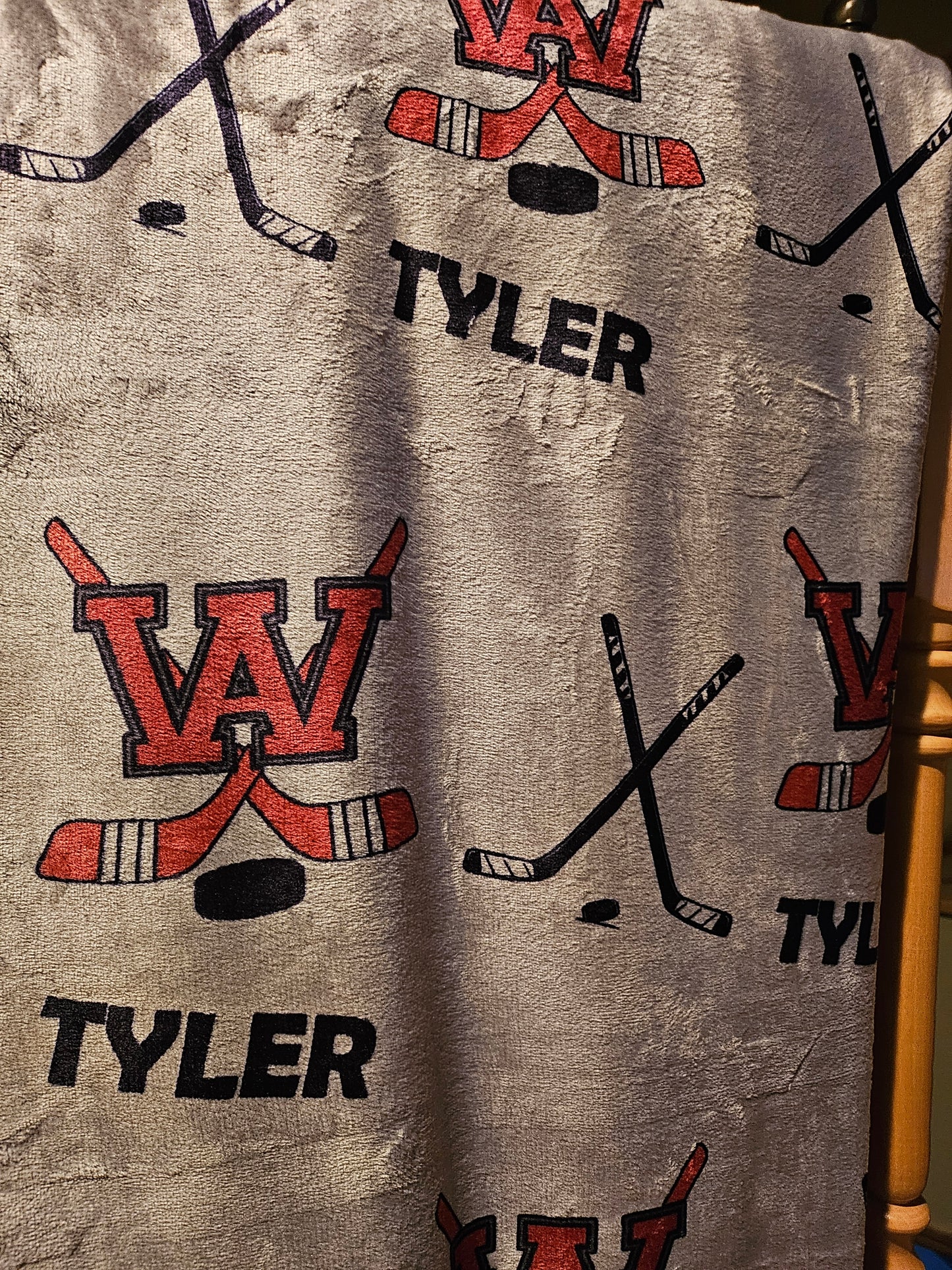 Amery FUNDRAISER - Personalized Hockey Blanket