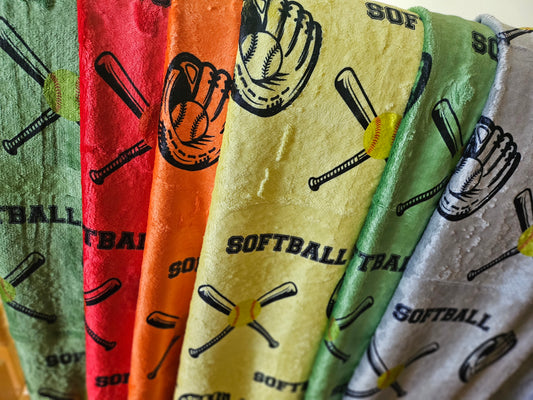 Pre made softball 1 ply blankets